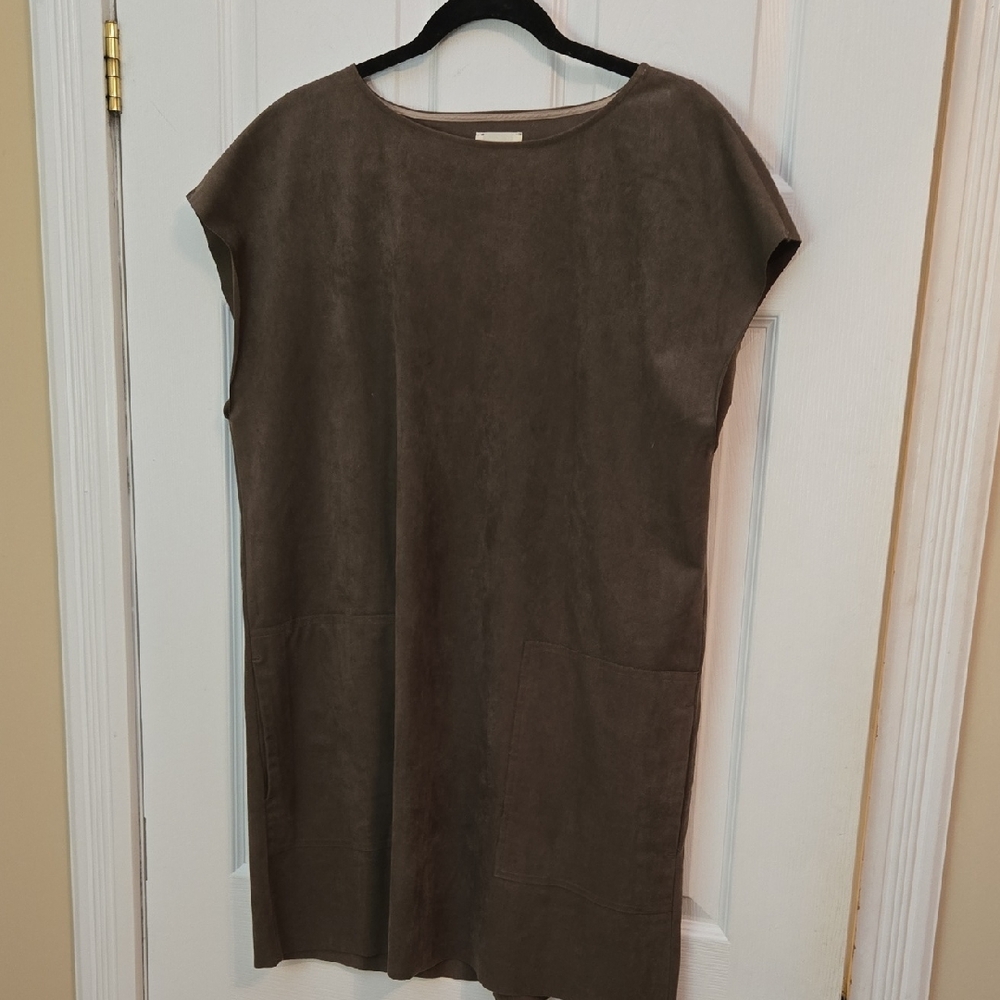 Wilfred Taupe Tunic / Mini Dress